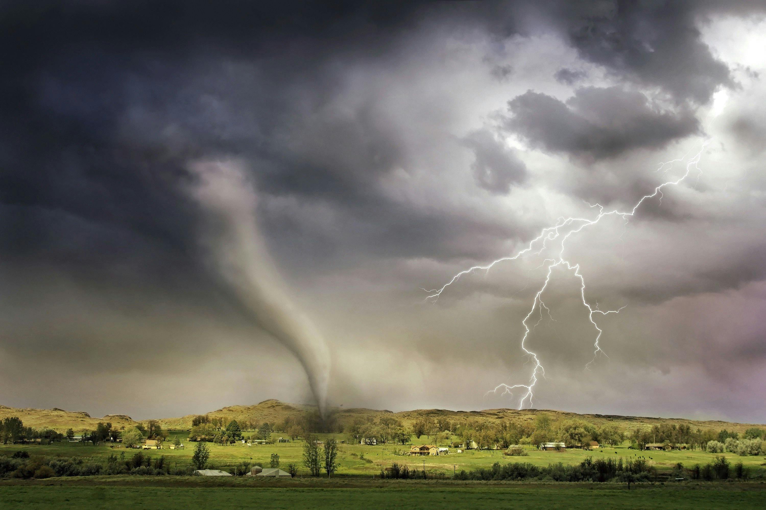 Home during a storm