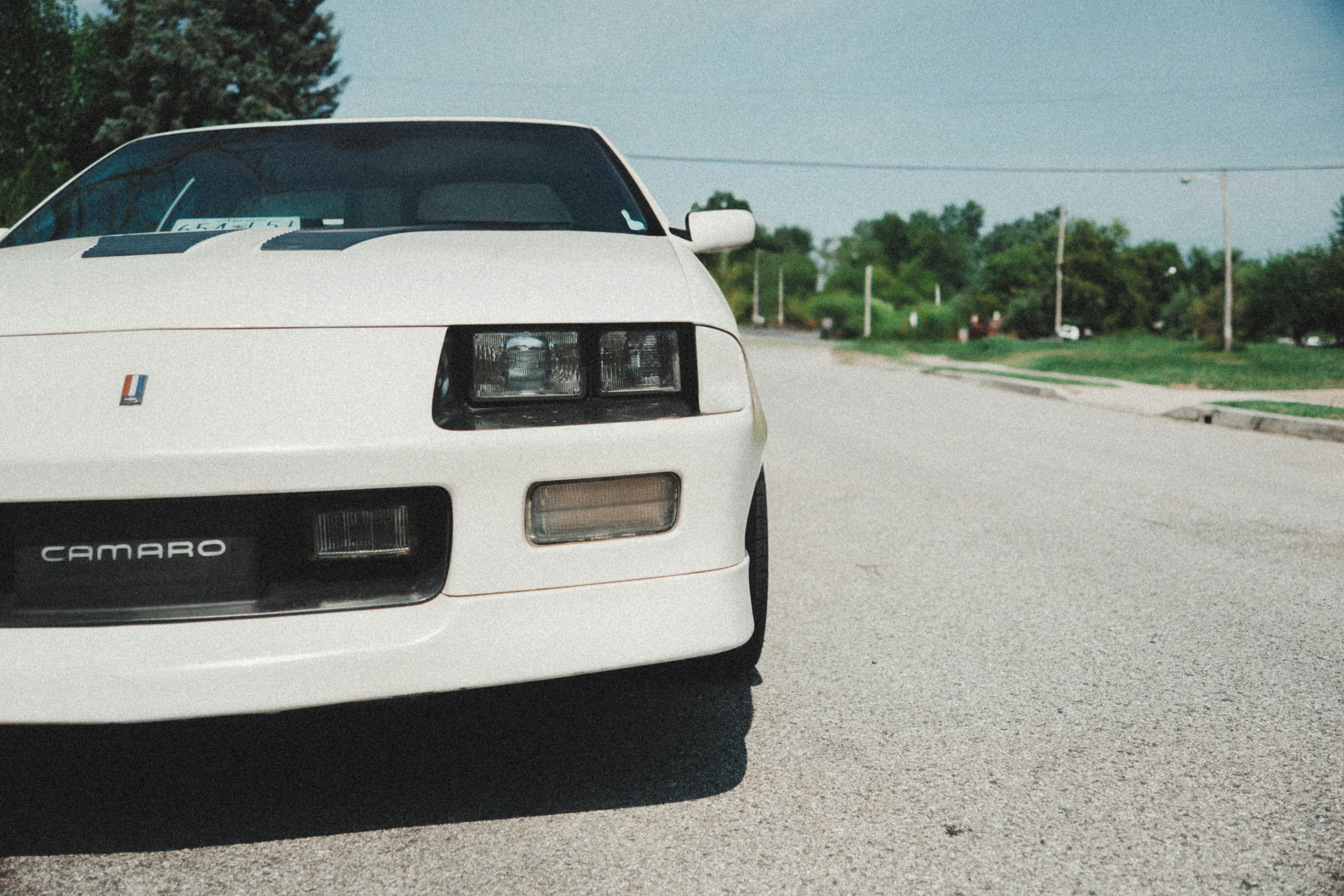 A white car